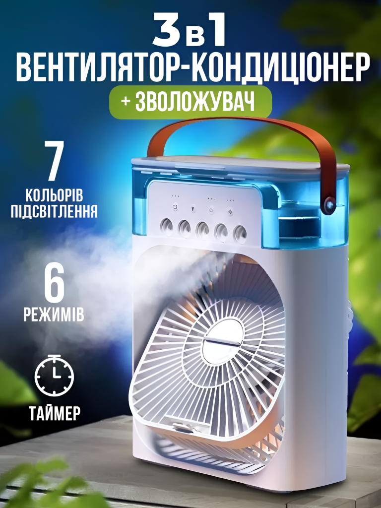 Міні кондиціонер. Зволожувач повітря